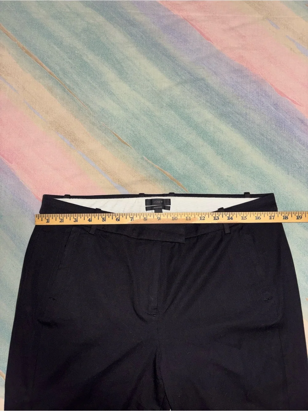 J. Crew Martie Pants  in Bi-Stretch Cotton black size 14